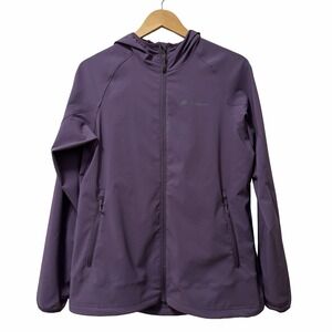 Eddie Bauer Womens Stratify Soft Shell Hoodie Full Zip Jacket Size M Outdoors